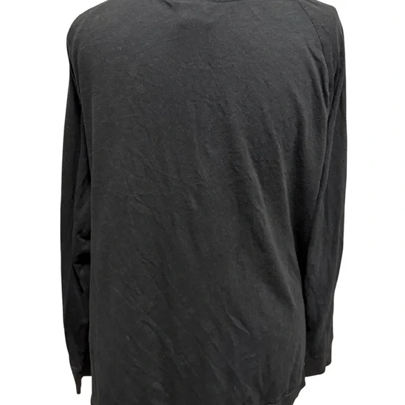 SOLD Victoria's Secret PINK Charcoal Leopard sequin Long Sleeve Tee - Picture 4 of 5